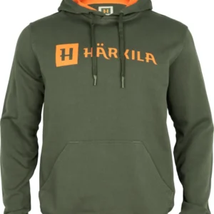 BLUZA HARKILA IDENTITY HOODIE GRAFE LEAF/MANDARIN ORANGE