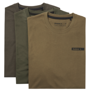 KOSZULKI 3PACK T-SHIRT PINE GREEN/MILITARY OLIVE/GRAFE LEAF