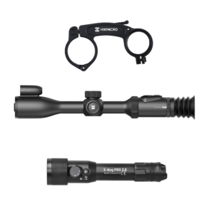 Celownik noktowizyjny noktowizor HIKMICRO Alpex PRO LRF z uchwytem pod IR + iluminator laserowy X-hog Pro v2 940/850 nm
