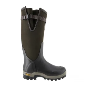 KALOSZE HARKILA FORESTER TEXTILE RUBBER BOOT WILLOW GREEN/DEEP BROWN
