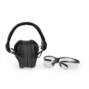 SŁUCHAWKI REAL HUNTER ACTIVE PRO CZARNE + OKULARY