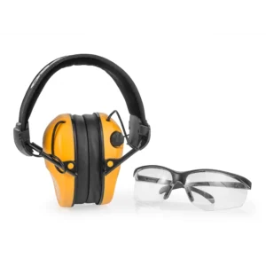 SŁUCHAWKI REALHUNTER ACTIVE PRO POMARAŃCZOWE + OKULARY