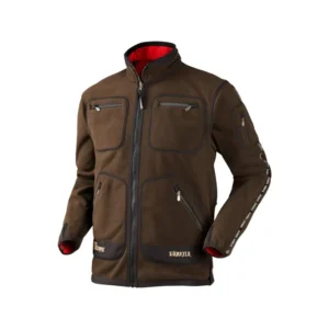 BLUZA KAMKO FLEECE BROWN/RED