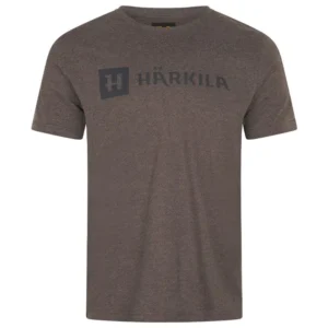 KOSZULKA HARKILA IDENTITY S/S BROWN MELANGE